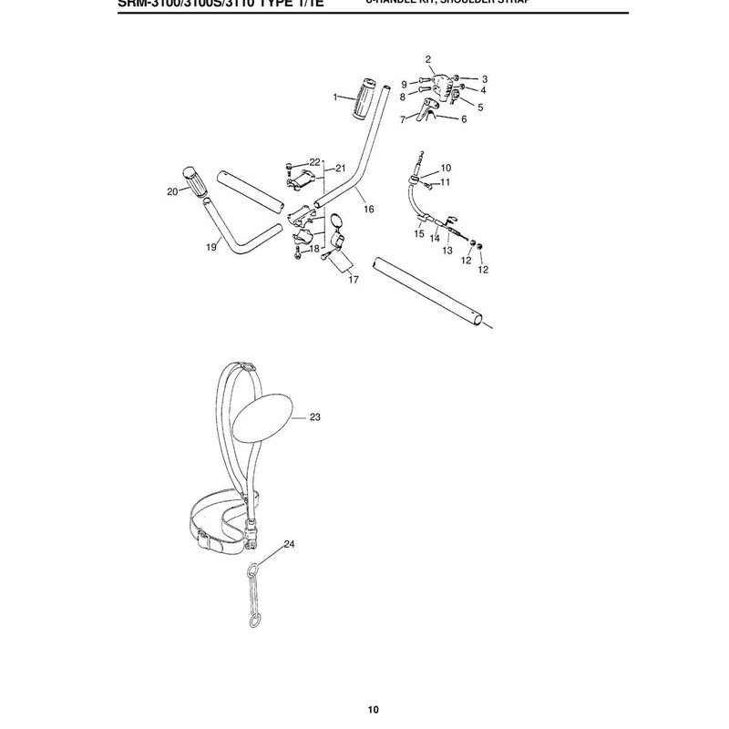 U-HANDLE KIT, SHOULDER STRAP, ACCESSORIES
