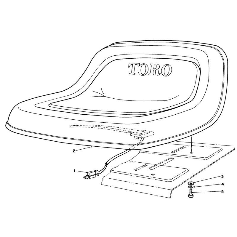 Seat Assembly No 55-869o Optional