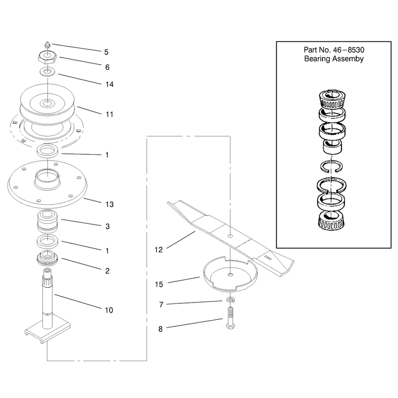Spindle Housing Assembly No 54-7781