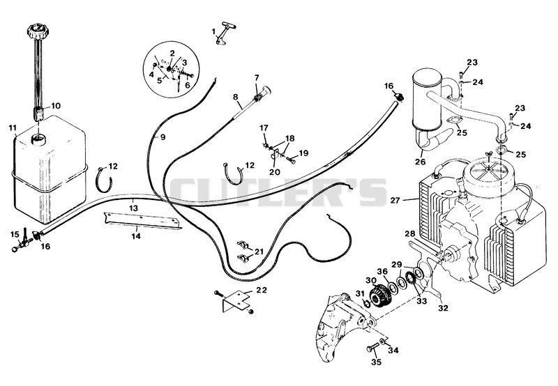 FUEL AND EXHAUST SYSTEM