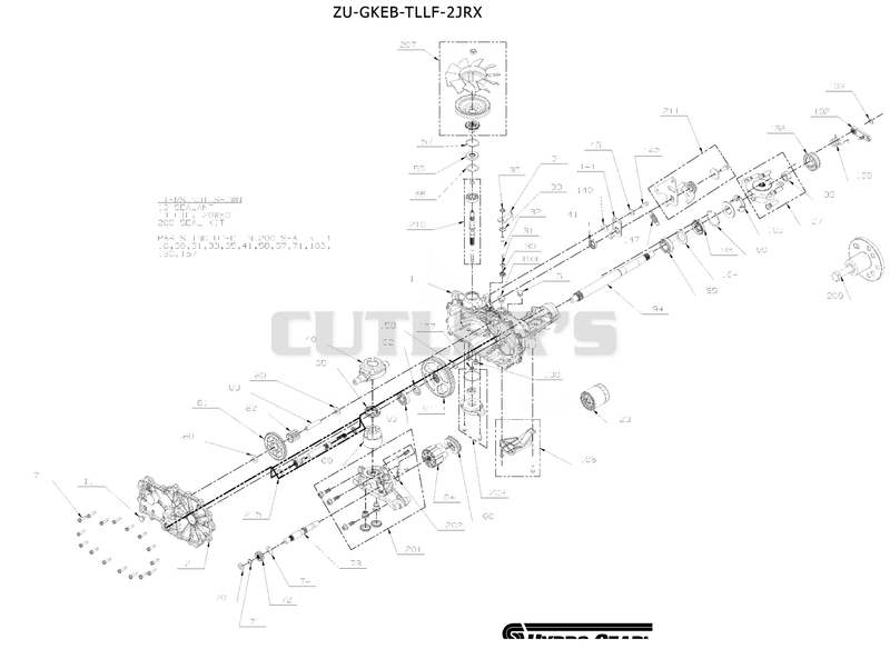 09184700 ZT - 3400 Transmission