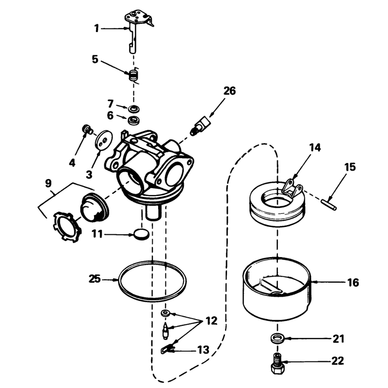 Carburetor No 632098