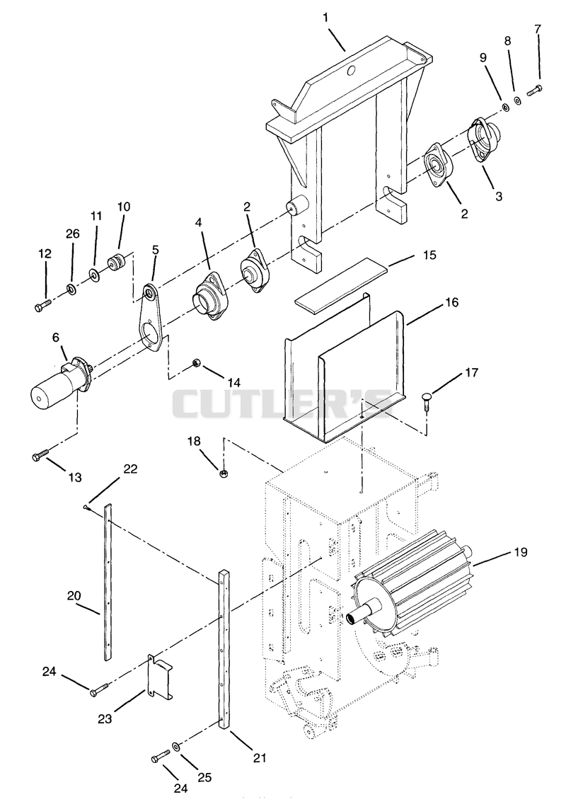 Saddle And Upper Roller
