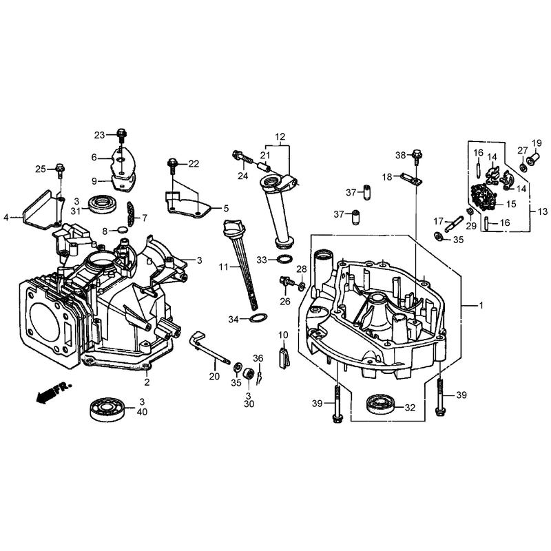 Cylinder Barrel Assembly Honda GXV160A1-T1AH