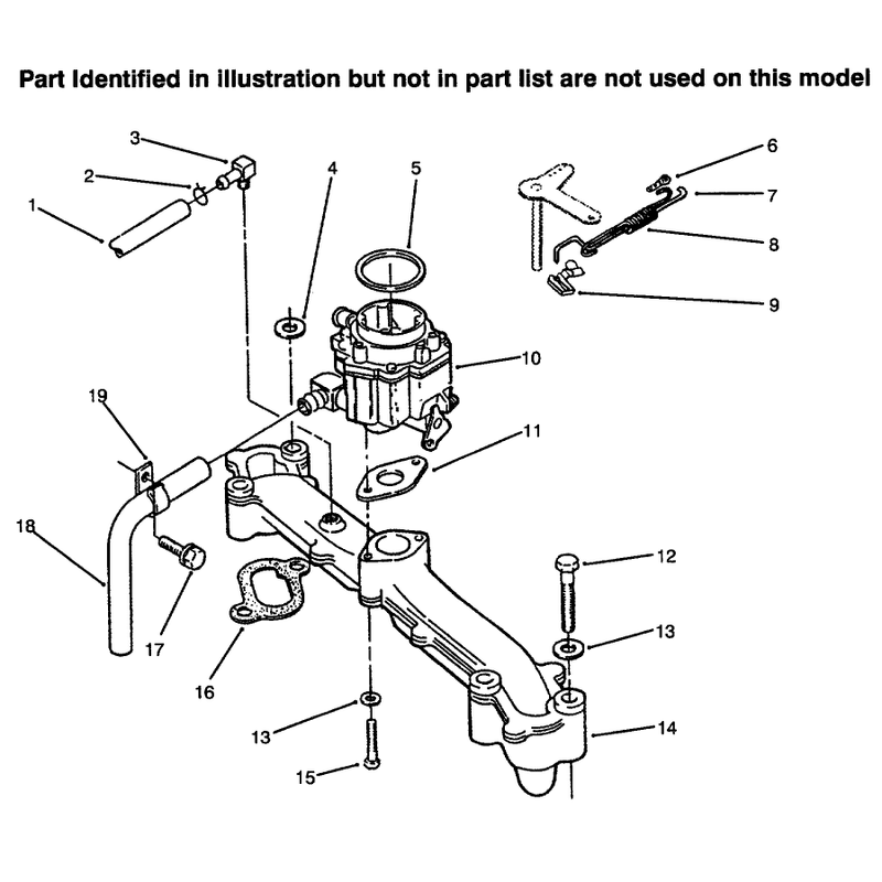 Intake Manifold and Carburetor