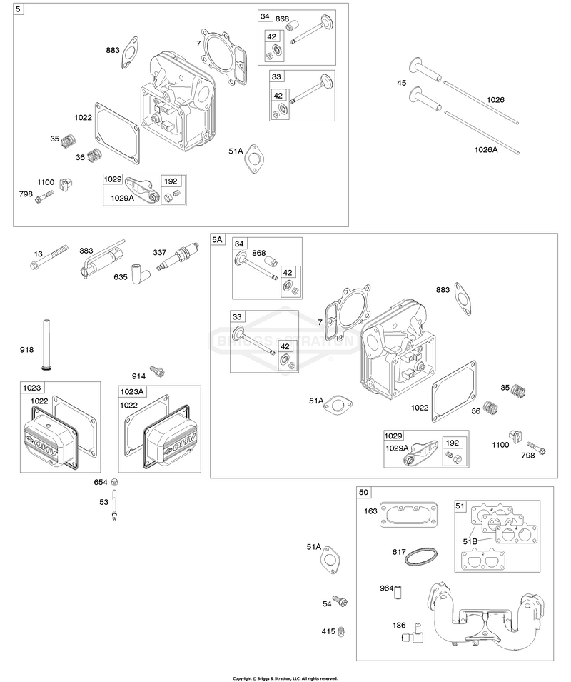 Cylinder Head, Rocker Arm Cover, Intake Manifold
