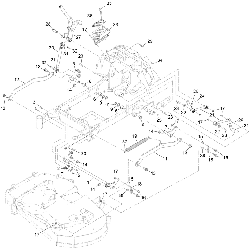 Deck Lift Assembly