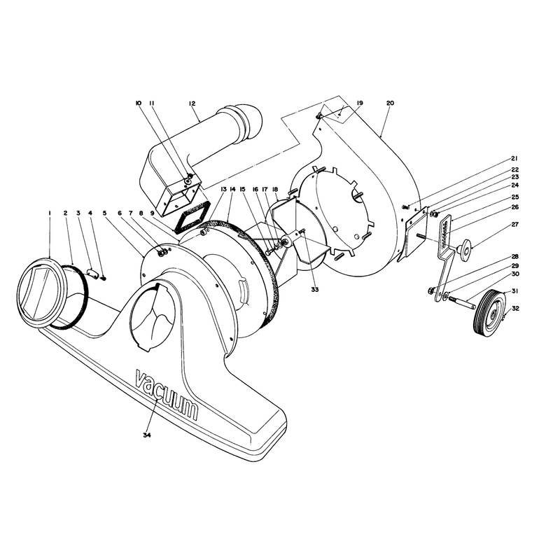 Blower Housing and Fan Assembly