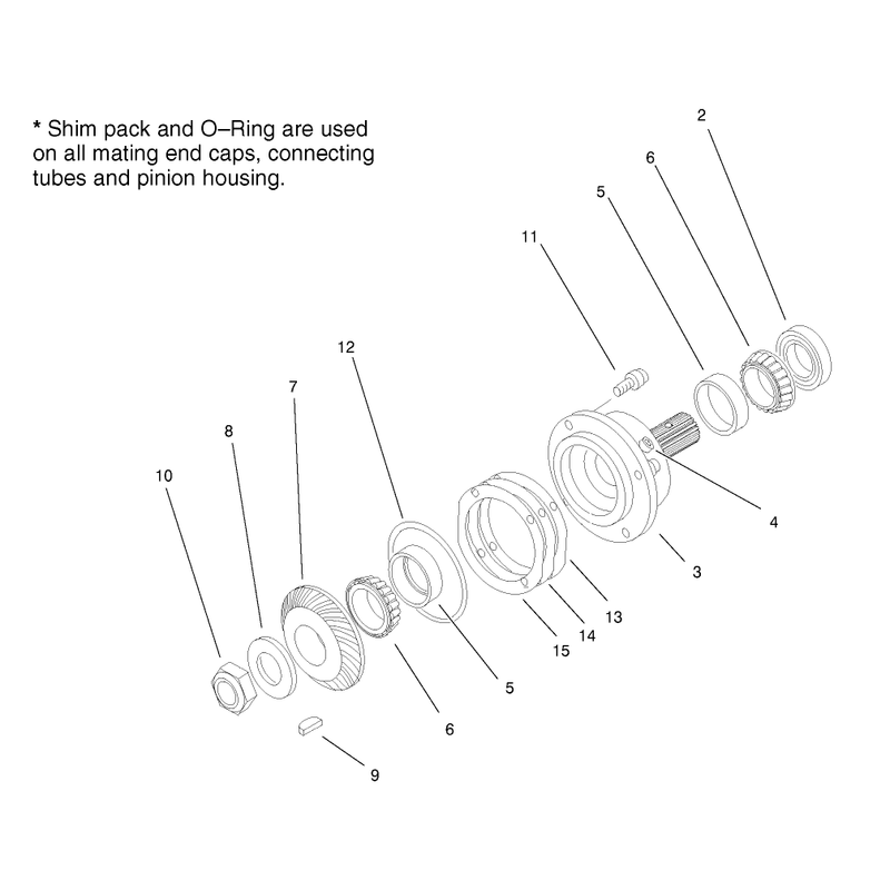 Pinion Assembly No 100-7755