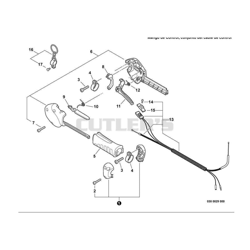 Control Handle, Control Cable Assembly