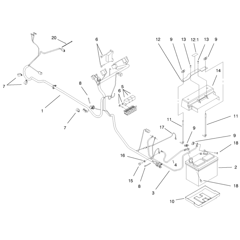 Electrical Assembly Model 73470 Only