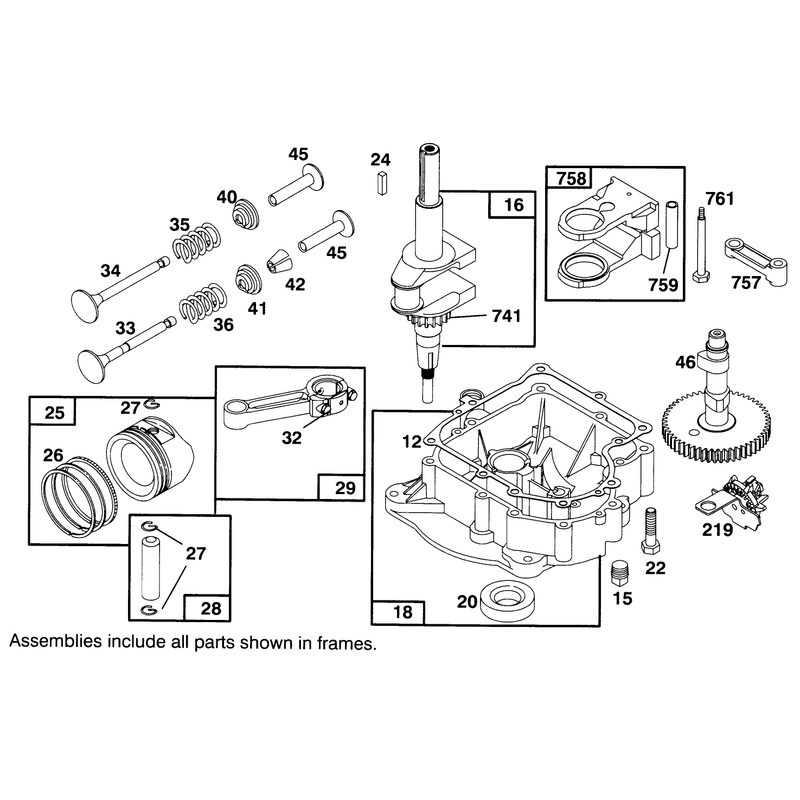 Engine Briggs and Stratton Model 286707-0453-01