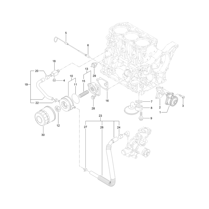 Lubrication and Oil System Assembly