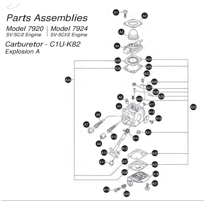 Carburetor - C1U-K82