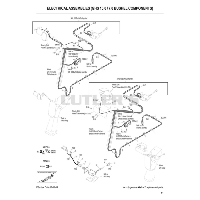 Electrical Assemblies GHS 10.0-7.0 Bushel Components