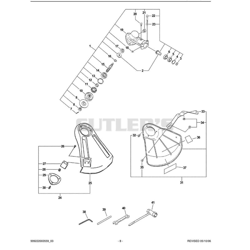 Gear Case, Shields,Tools