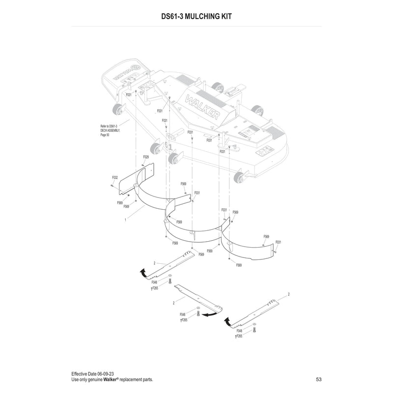 DS61-3 MULCHING KIT