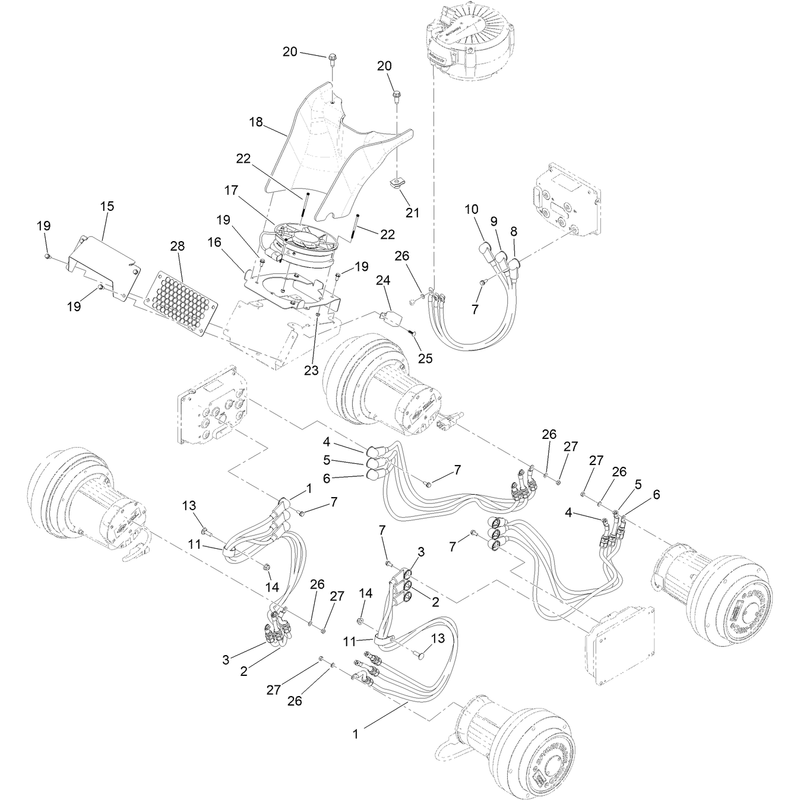 Drivetrain Electrical Connection Assembly