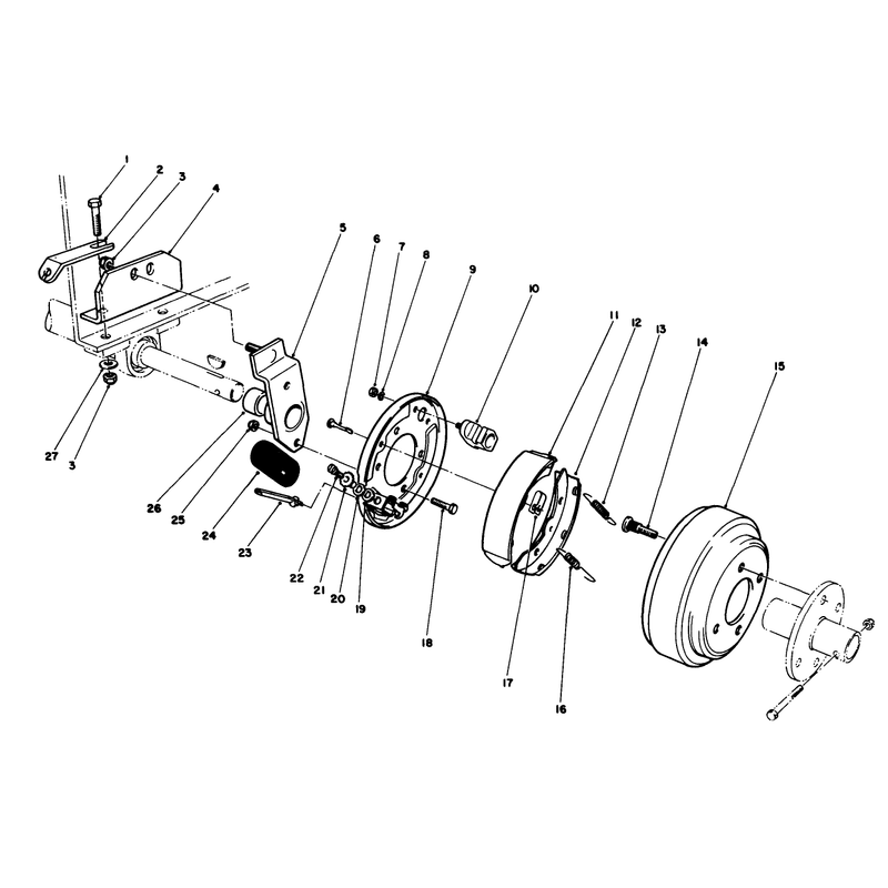 Brake Kit Model No 30758 Optional