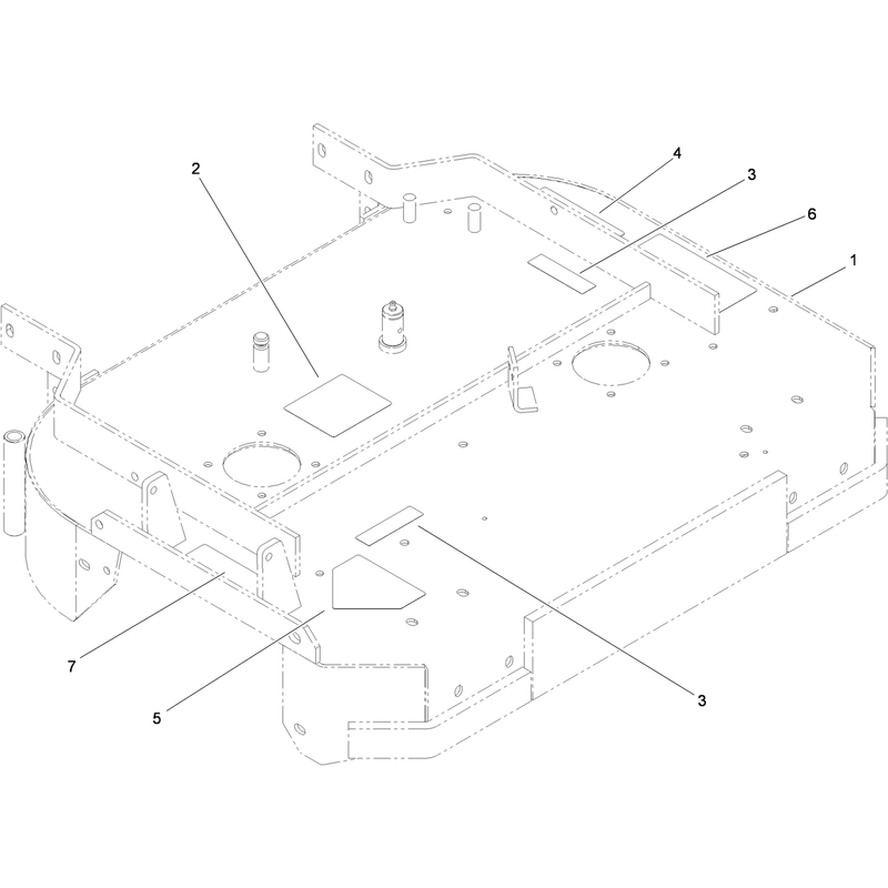 Deck Decal Assembly No 110-6901