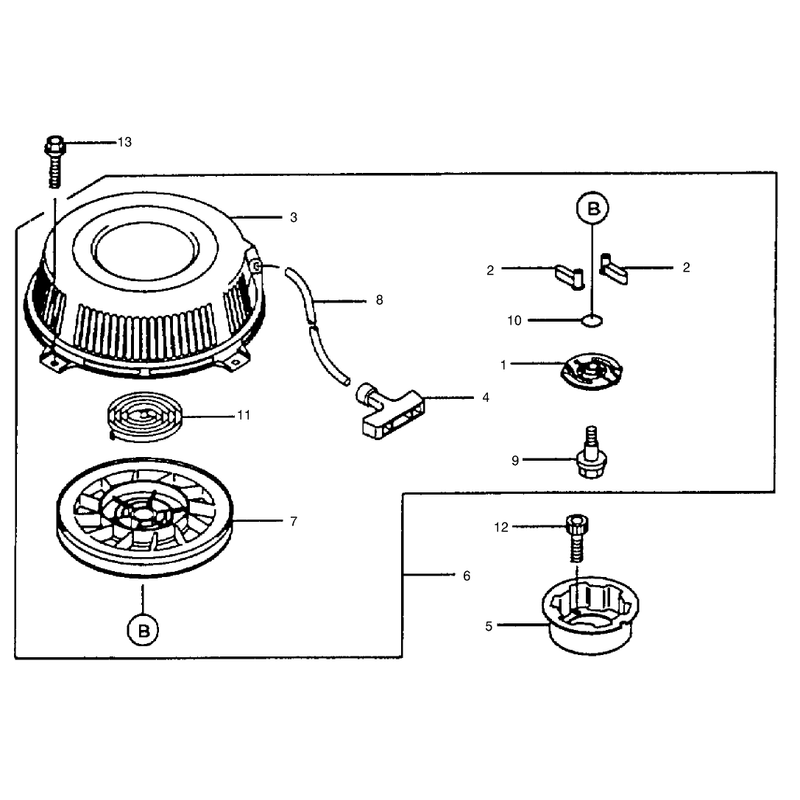 Starter Assembly Kawasaki FB460V-MS14