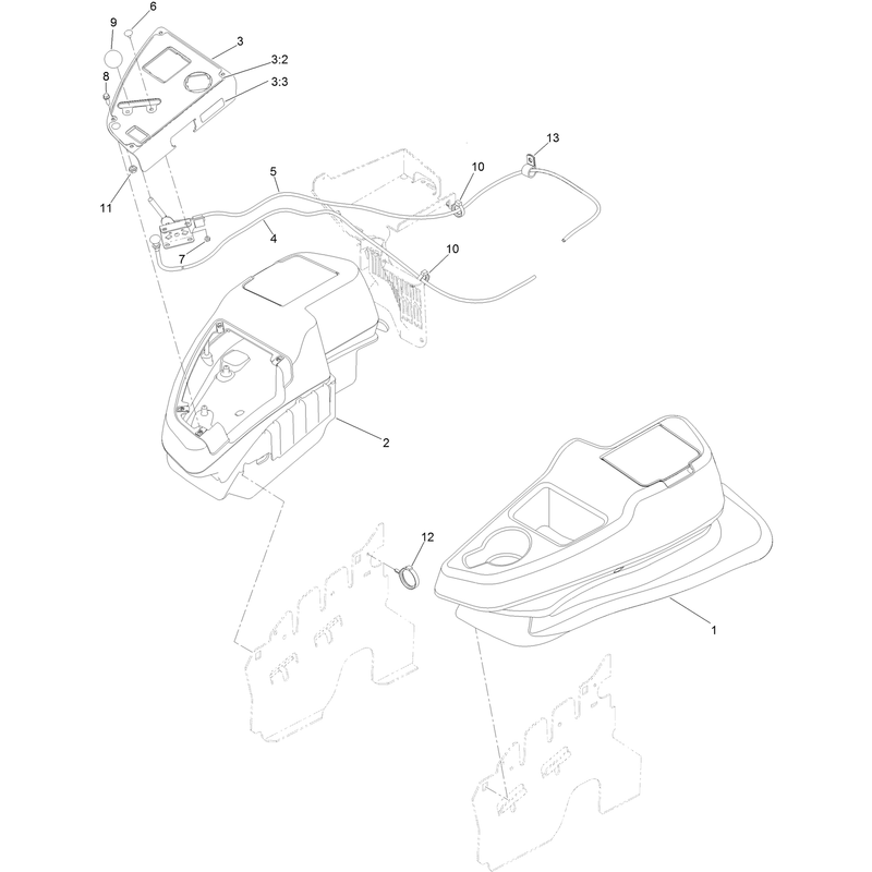 Console and Control Panel Assembly