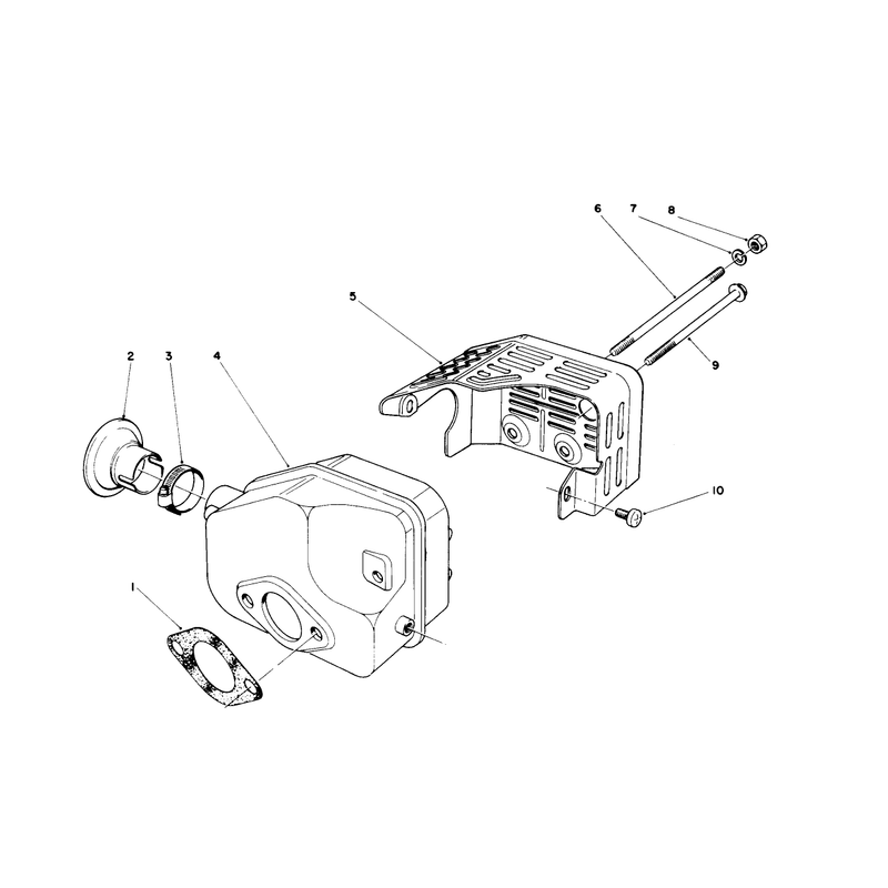 Muffler Assembly Model No 47pk9-1