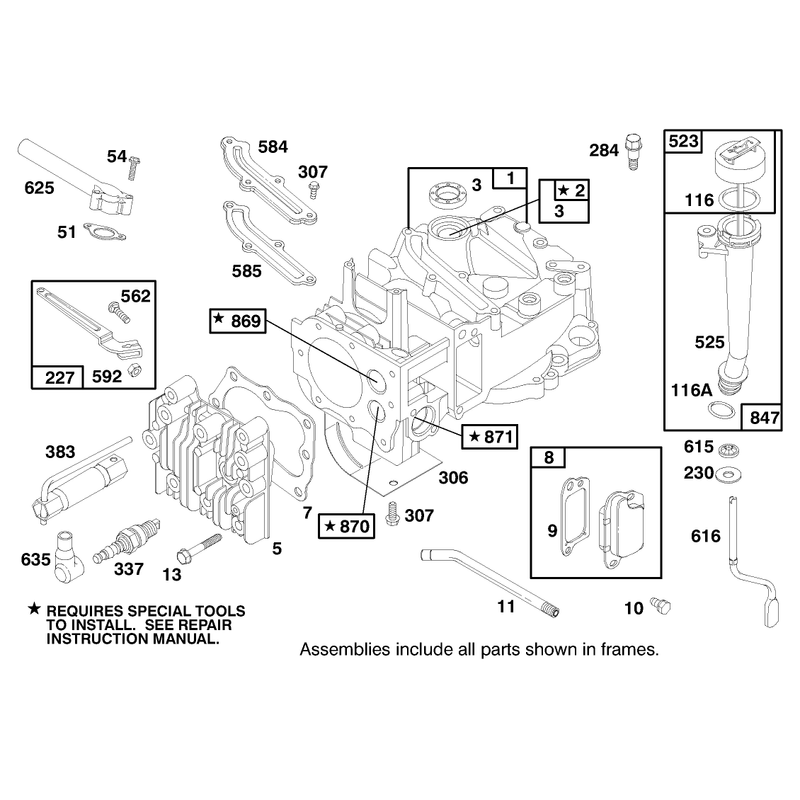 Engine Briggs and Stratton Model 12f802-1767-E1