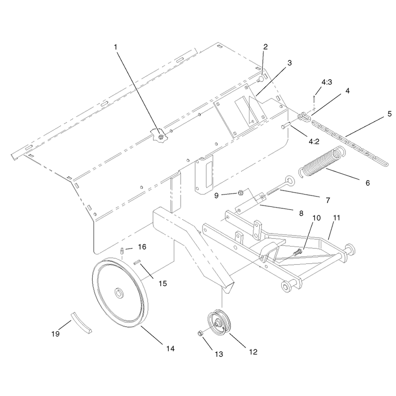 Hitch, Drive And Idler Pulleys