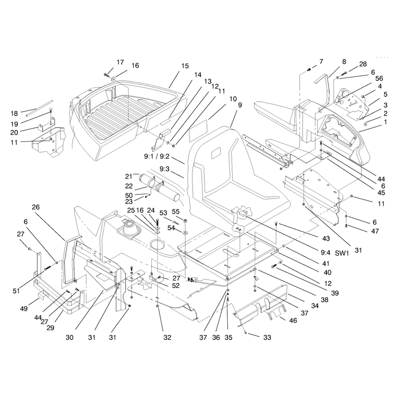 Seat and Fenders