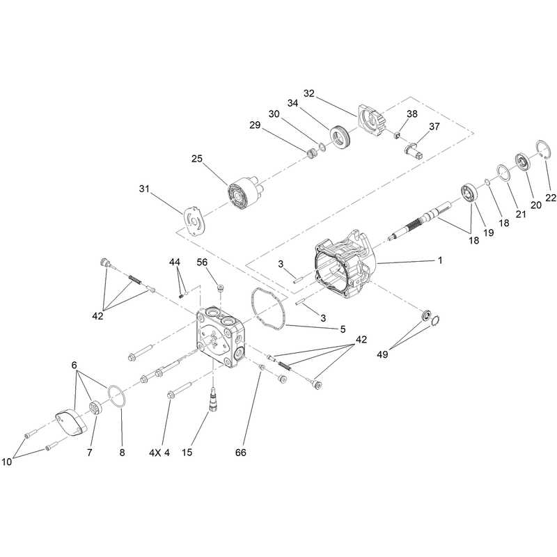 Hydraulic Pump Assembly No. 117-6410