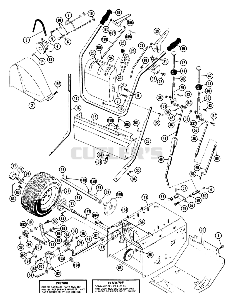 HANDLE AND CONTROLS