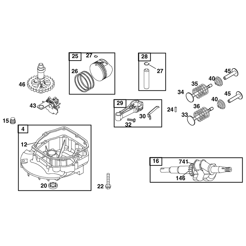 Engine Briggs and Stratton Model 12f802-1769-B1