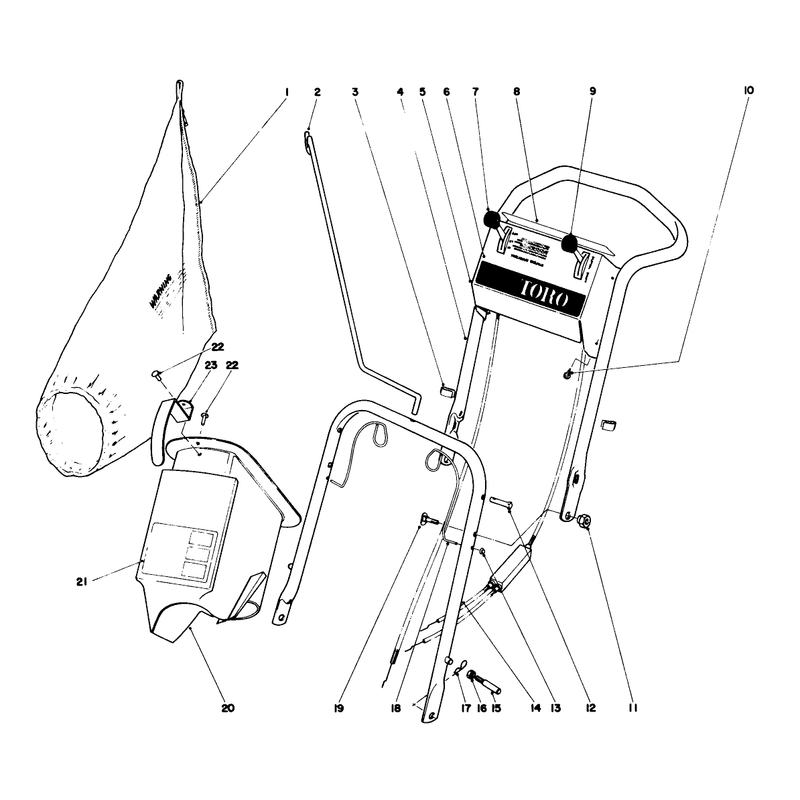 Handle Assembly Model No 21610