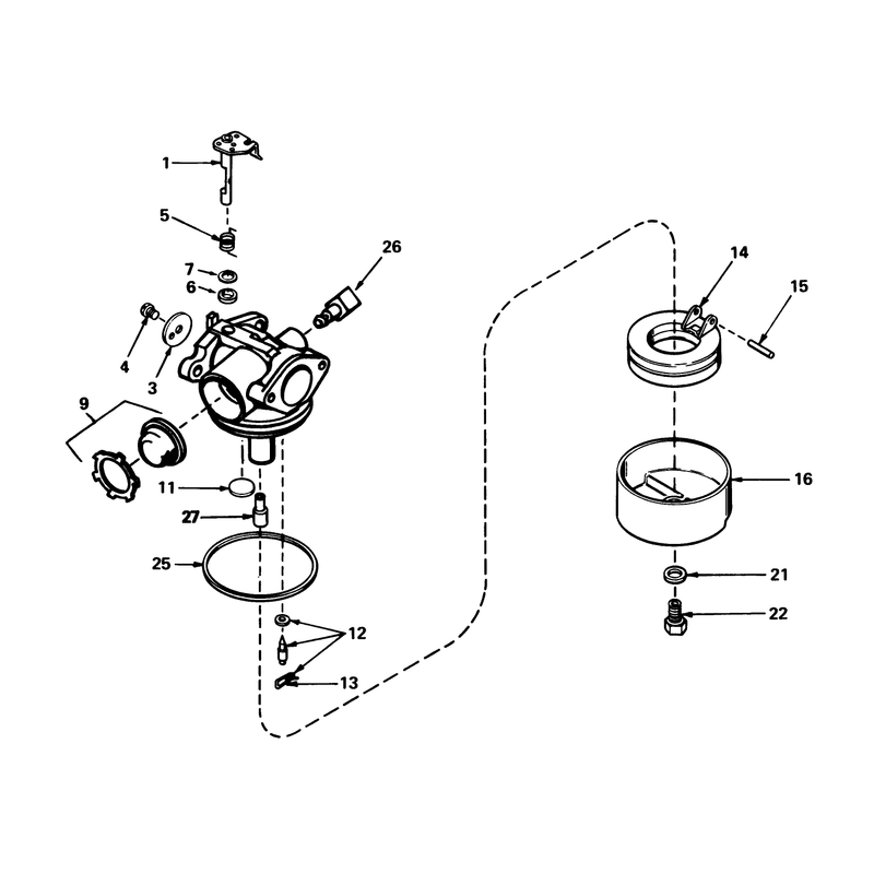 Carburetor No 632050a