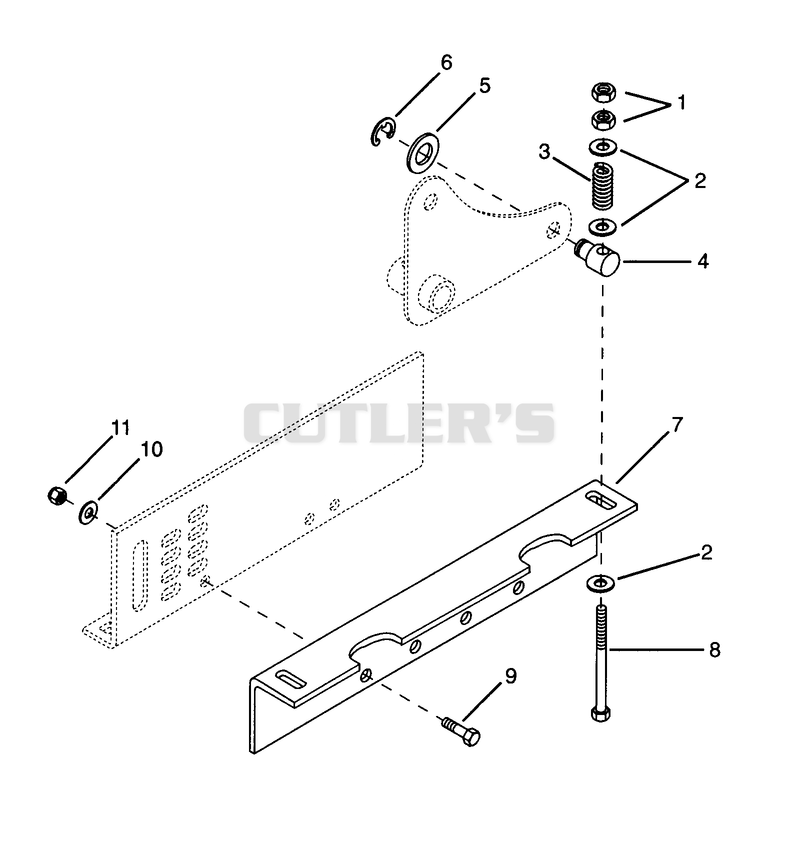 50" DECK SUSPENSION