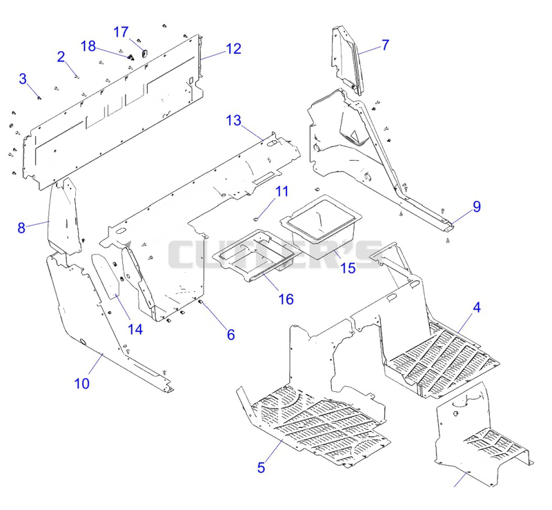 Body, Rear Closeoff, Fenders, and Floor