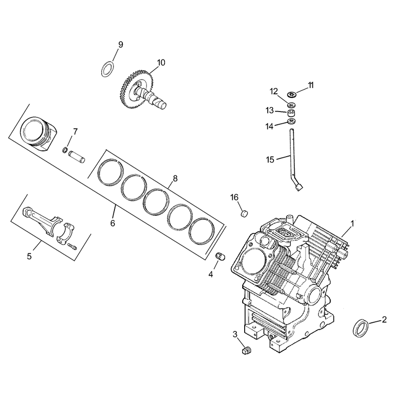 Crankcase Assembly Kohler CH745-0003