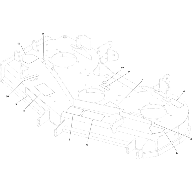Deck Decal Assembly No. 112-4190