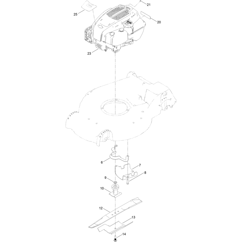 Engine and Blade Assembly