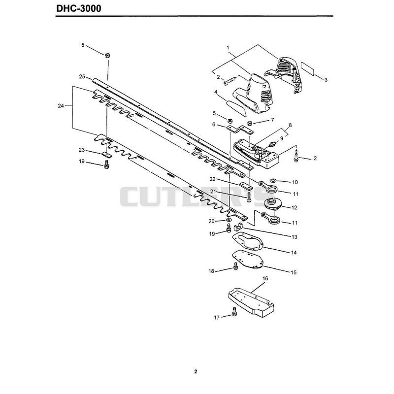 Motor Case Kit Includes Item 2