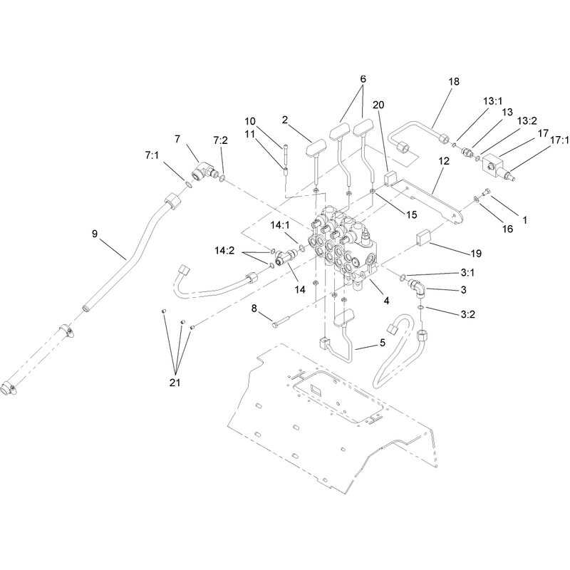 4 Spool Valve Assembly