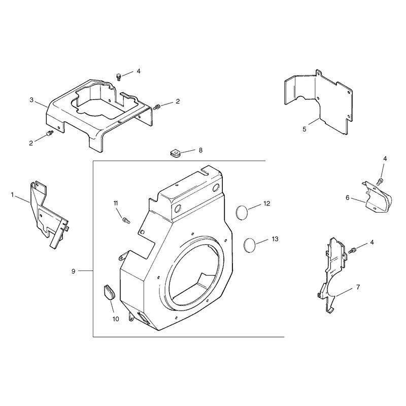 Blower Housing Assembly Kohler CH15S-44533