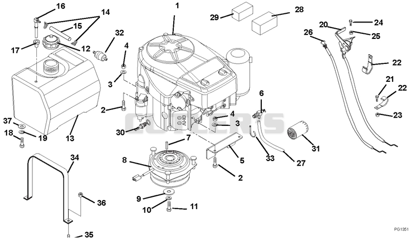 Engine, Fuel And Exhaust System
