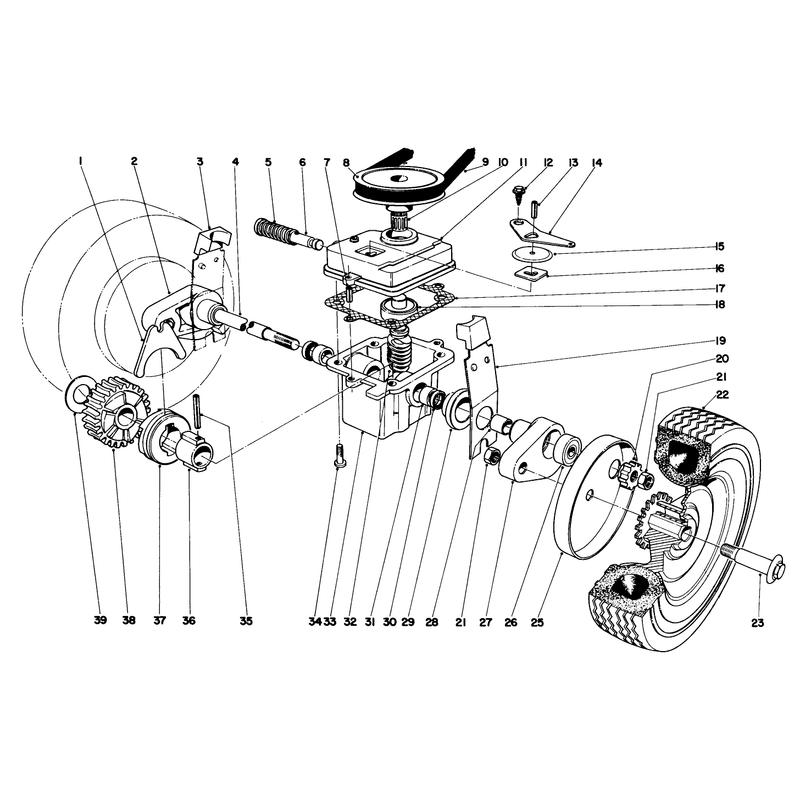 Gear Box Assembly Model No 18257