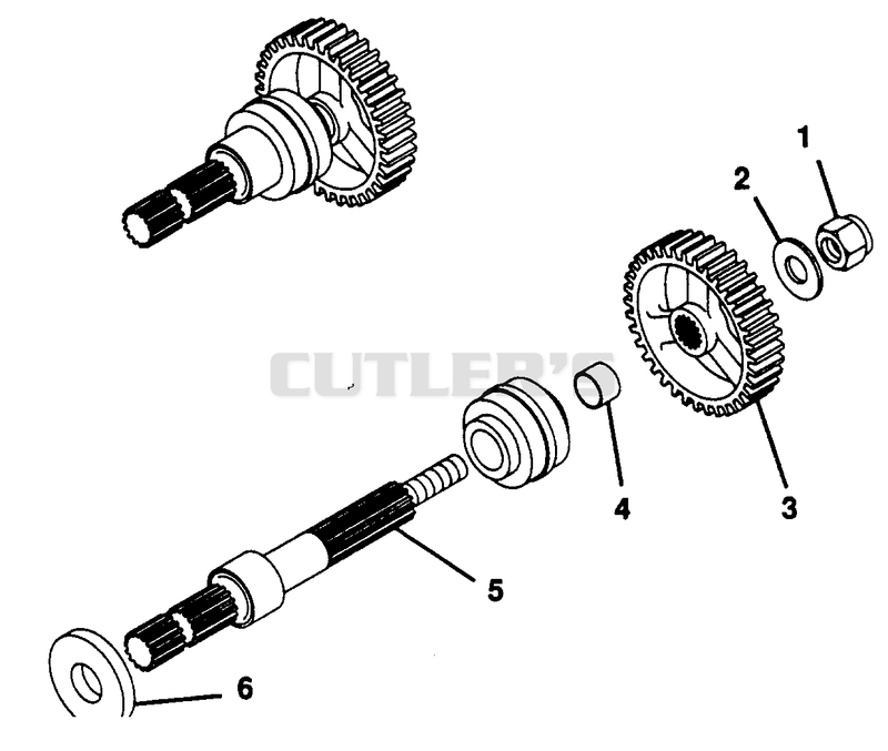 NUMBER TEN SHAFT - PTO DRIVE ASSEMBLY