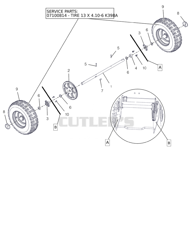 Wheels And Axle - 24"