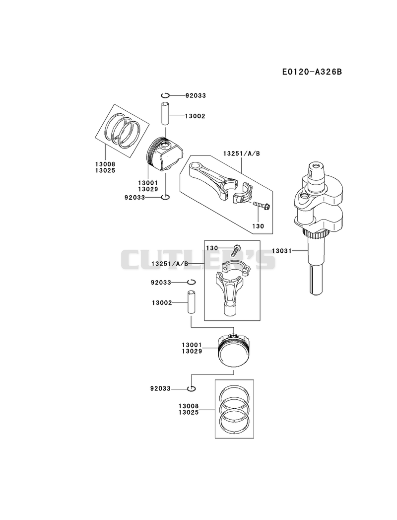PISTON/CRANKSHAFT