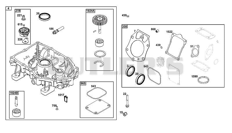 CRANKCASE COVER/SUMP GROUP