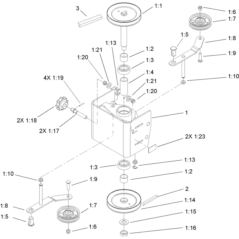 Pulley Box Assembly